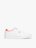 White Leather Colour-Pop Trainers  Women