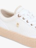 Multi Sneakers Από Καμβά Με Πάτο Σκοινί Και Μονόγραμμα TH  Γυναίκες