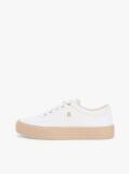Multi Sneakers Από Καμβά Με Πάτο Σκοινί Και Μονόγραμμα TH  Γυναίκες