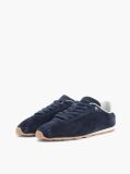 Blue Suede TH Monogram Low Profile Trainers  Women