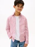 Multi Striped Linen Blend Shirt  Boys