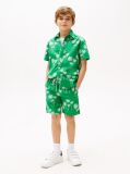 Multi Floral Print Poplin Shorts  Boys