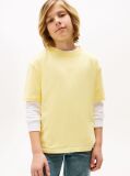 Yellow Tonal Flag Embroidery T-Shirt  Boys