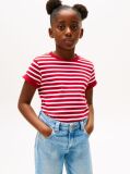 Multi Stripe Extra Slim T-Shirt  Girls
