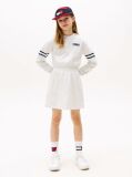 Grey Back Logo Appliqué Sweatshirt Dress  Girls