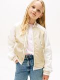 Multi Back Logo Relaxed Bomber Jacket  Girls