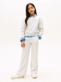 Grey Varsity Flock Logo Wide Leg Joggers  Girls