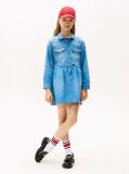 Μπλε Μακρυμάνικο Denim Φόρεμα  Κορίτσια
