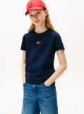 Μπλε Jersey T-Shirt Με Σημαία  Κορίτσια