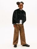 Multi Mabel Leopard Print High Rise Wide Leg Jeans  Girls