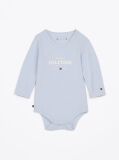 Blue Hilfiger Monotype Long Sleeve Bodysuit  Newborn
