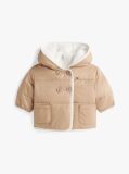 Μπεζ Teddy Fleece Jacket 2 Όψεων  Βρεφικά