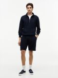 Blue Flag Embroidery Sweat Bermuda Shorts  Men
