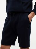 Blue Flag Embroidery Sweat Bermuda Shorts  Men