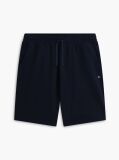 Blue Flag Embroidery Sweat Bermuda Shorts  Men