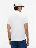 White Moisture Wicking Pique Regular Polo Shirt  Men