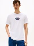 White Flag Logo Print T-Shirt  Men
