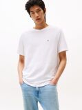 Άσπρο T-Shirt Με Κεντητή Σημαία  Άνδρες
