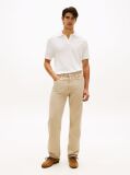 Beige Smart Casual Regular Fit Polo Shirt  Men