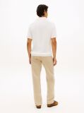 Beige Smart Casual Regular Fit Polo Shirt  Men