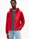 Red Logo Patch Hooded Jacket  Men