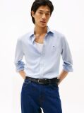 Blue Performance Slim Fit Pique Oxford Shirt  Men