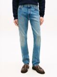 Blue Denton Faded Slim Straight Leg Jeans  Men