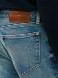 Blue Denton Faded Slim Straight Leg Jeans  Men