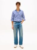 Blue Dover Whiskered Selvedge Regular Straight Leg Jeans  Men