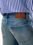 Blue Dover Whiskered Selvedge Regular Straight Leg Jeans  Men