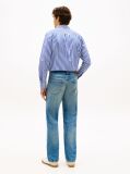 Blue Dover Whiskered Selvedge Regular Straight Leg Jeans  Men