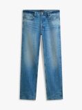 Blue Dover Whiskered Selvedge Regular Straight Leg Jeans  Men