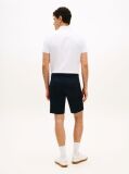 Blue Denton Belted Twill Slim Bermuda Shorts  Men