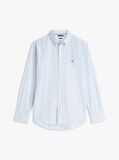 Blue TH Flex Regular Fit Stripe Poplin Shirt  Men