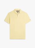 Yellow Regular Fit Interlock Knit Polo Shirt  Men