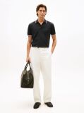 Black Regular Fit Tipped Pique Polo Shirt  Men