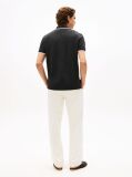 Black Regular Fit Tipped Pique Polo Shirt  Men
