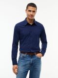 Blue Performance New York Label Slim Fit Jersey Shirt  Men