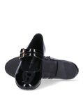 Black Double Straps Ballerinas  Girls