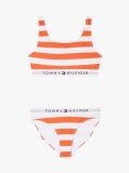 Multi Original Stripe Bralette Bikini Set  Girls