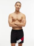 Black Tommy Flag Swim Shorts  Men