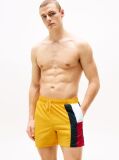 Yellow Hilfiger Flag Slim Mid Length Swim Shorts  Men