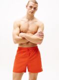 Orange TH Monogram Mid Length Swim Trunks  Men