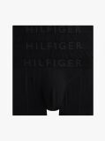 Black 3-Pack Metallic Waistband Trunks  Men