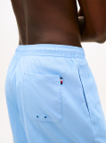 Blue Essential Flag Jacquard Mid Length Swim Shorts  Men