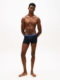 Blue 3-Pack TH Original Logo Waistband Trunks  Men
