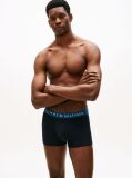 Blue 3-Pack TH Original Logo Waistband Trunks  Men