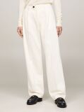 Beige Relaxed Fit Straight Leg Chinos  Women