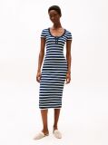 Multi Henley Slim Dress  Women