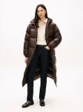Brown Ultra Lightweight Down Ripstop Puffer Coat  Women